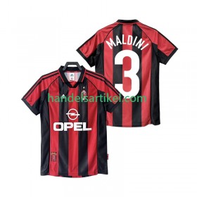 AC Mailand MALDINI 3 1999 Retro Heim Trikotsatz 1998 Kurzarm